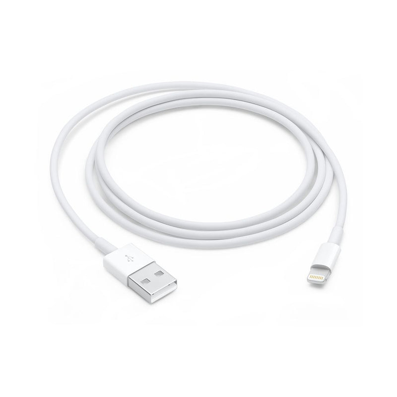 Cablu Lightning Apple Alb (lungime 1 m)